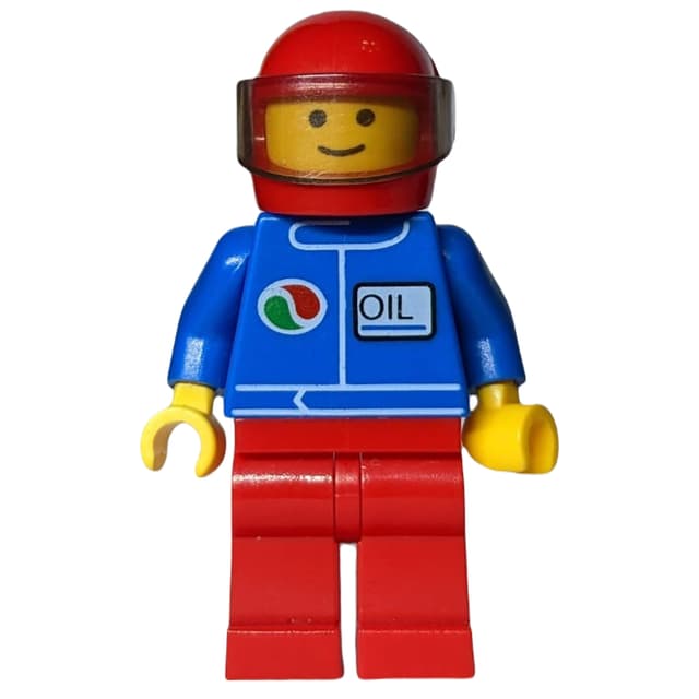 Octan - Blue Torso, Red Legs, Red Helmet