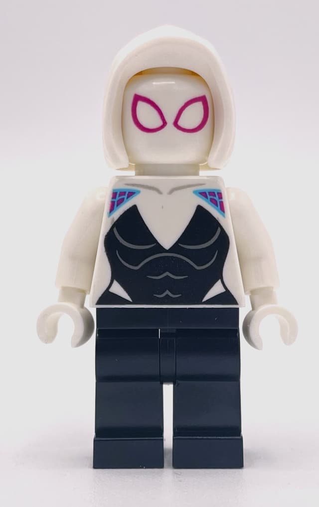 Ghost-Spider / Spider-Gwen, Open Front Hood, White Hands