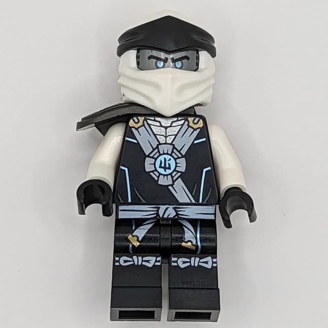 Zane - Legacy, Black Torso, Black Legs, White Wraps, Katana Holder