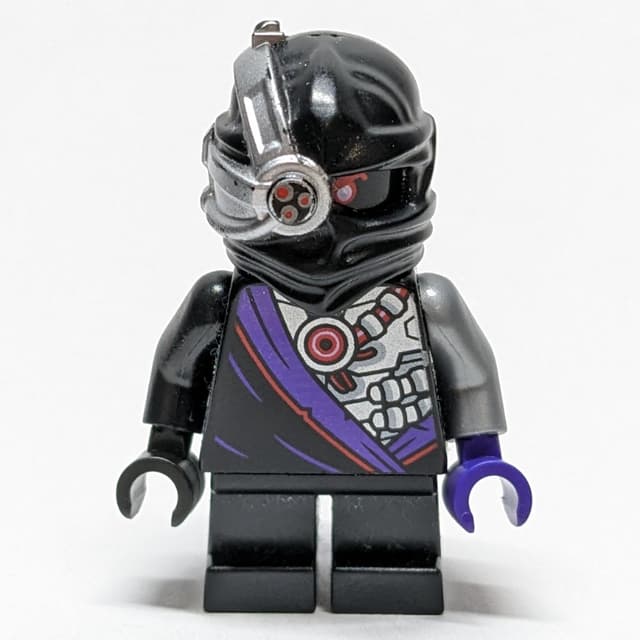 Nindroid with Dual Sided Head, Shoulder Armor (Legacy), Short Legs, Shoulder Harness