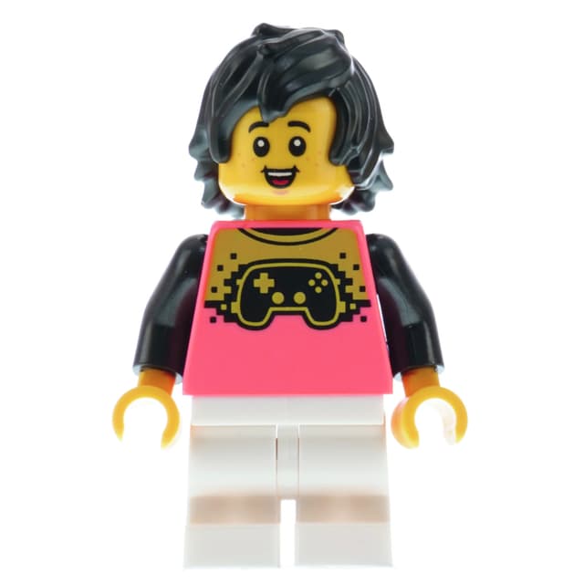 Boy, Coral Jacket, Medium White Legs,