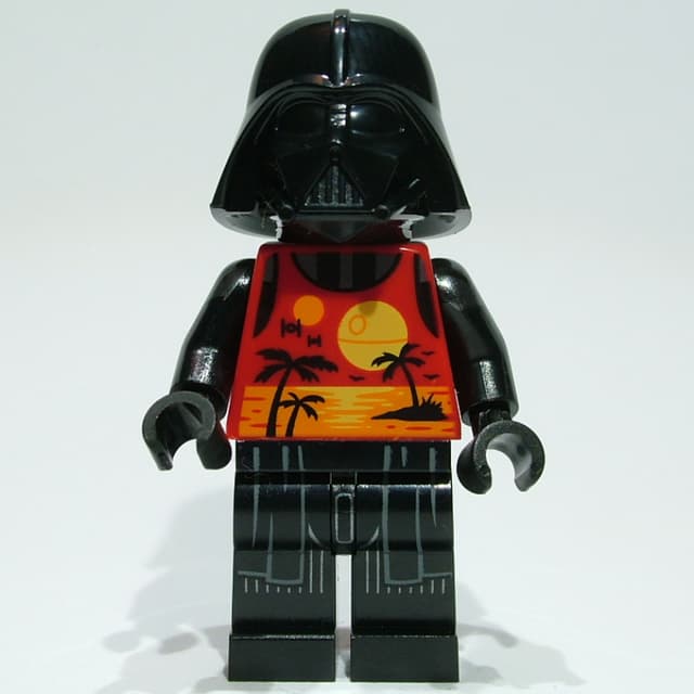 Darth Vader, Vest with Sunset and Palm Tree Silhouettes