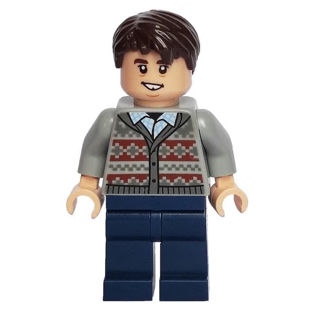 Neville Longbottom, Light Bluish Gray Sweater, Dark Blue Legs