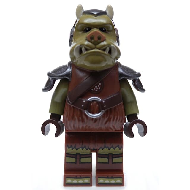 Gamorrean Guard, Printed Head, Dark Brown Hands