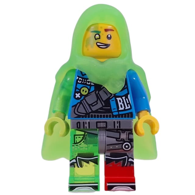 Mateo, Trans-Bright Green Cape