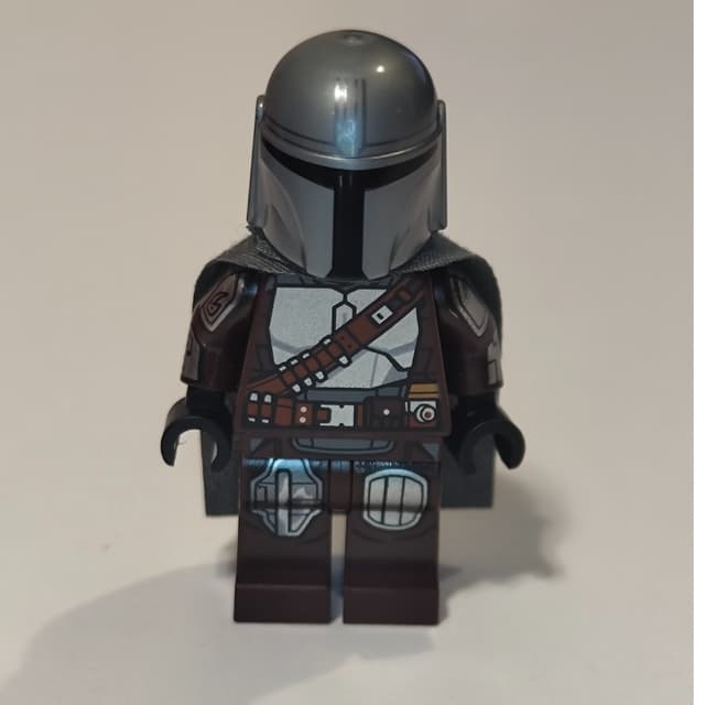 The Mandalorian / Din Djarin, Dark Brown Outfit with Cape, Printed Head