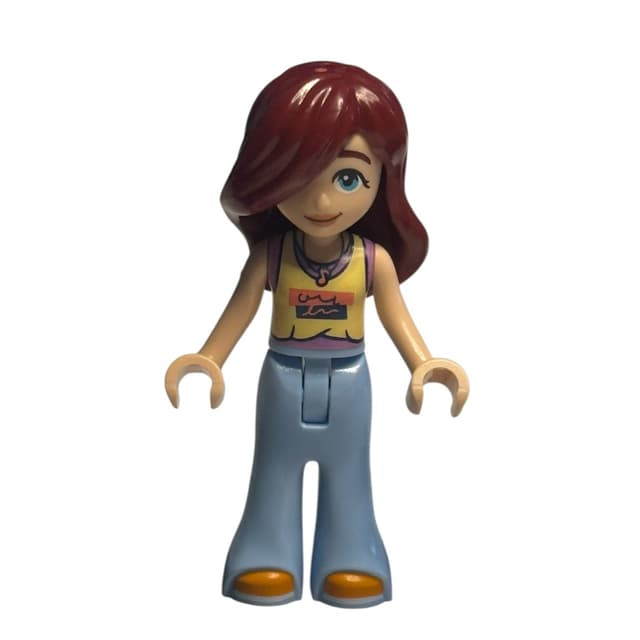 Paisley - Bright Light Yellow Top, Bright Light Blue Pants