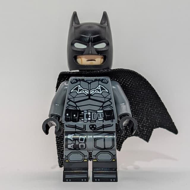 Batman, Dark Bluish Gray Suit, Black Cape and Cowl
