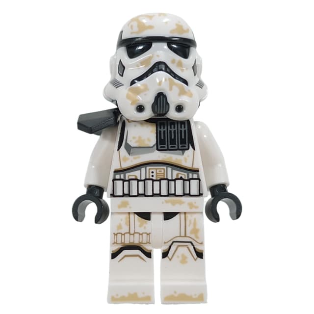 Sandtrooper, Black Pauldron, Sienna Brown Head